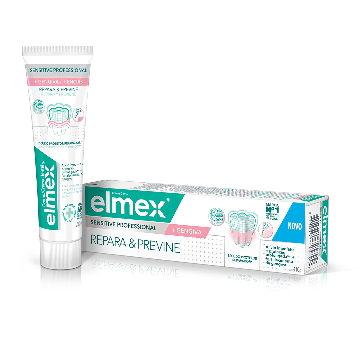 Creme Dental elmex Sensitive Professional + Gengiva 110g